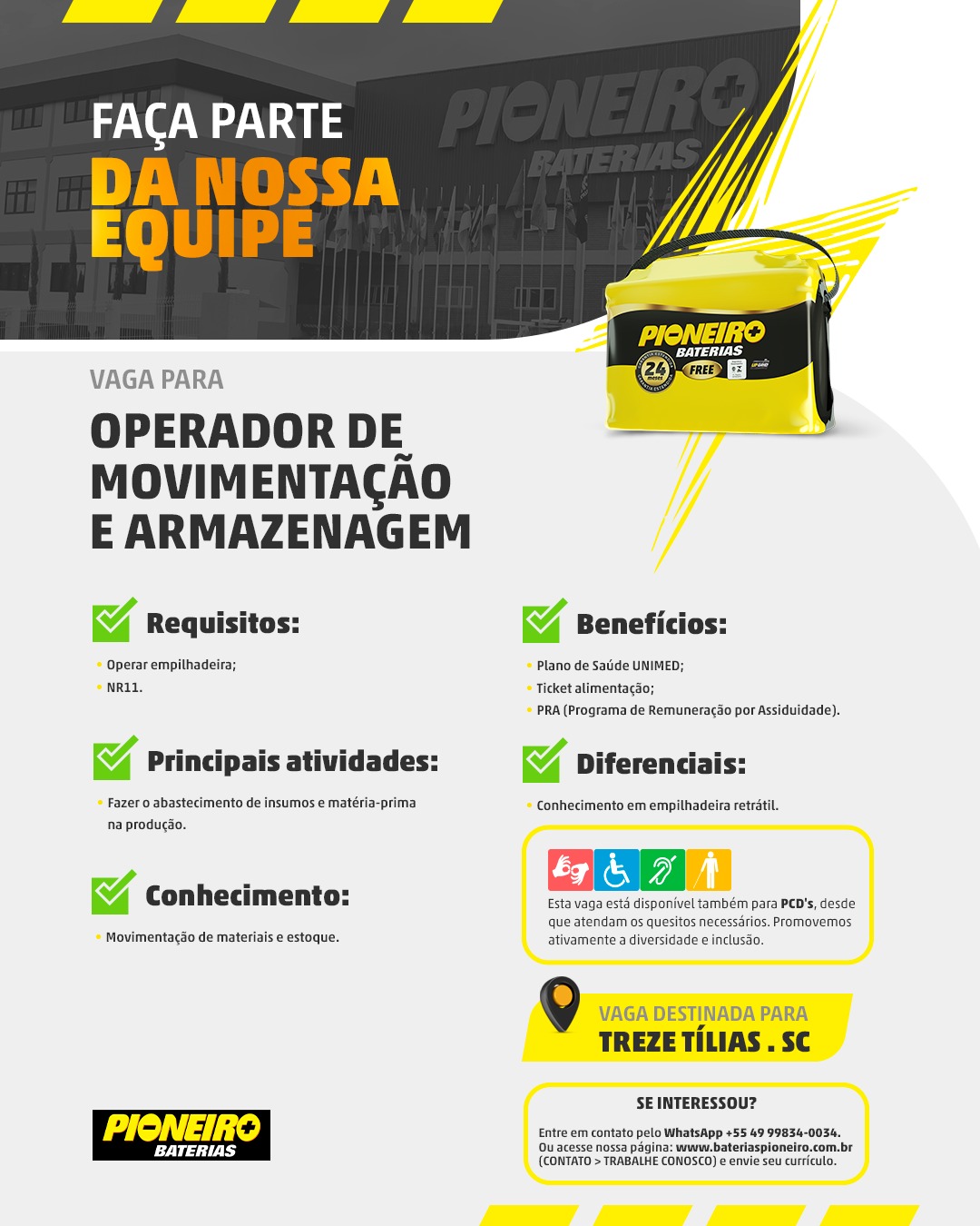 Operador de Movimentação e Armazenagem