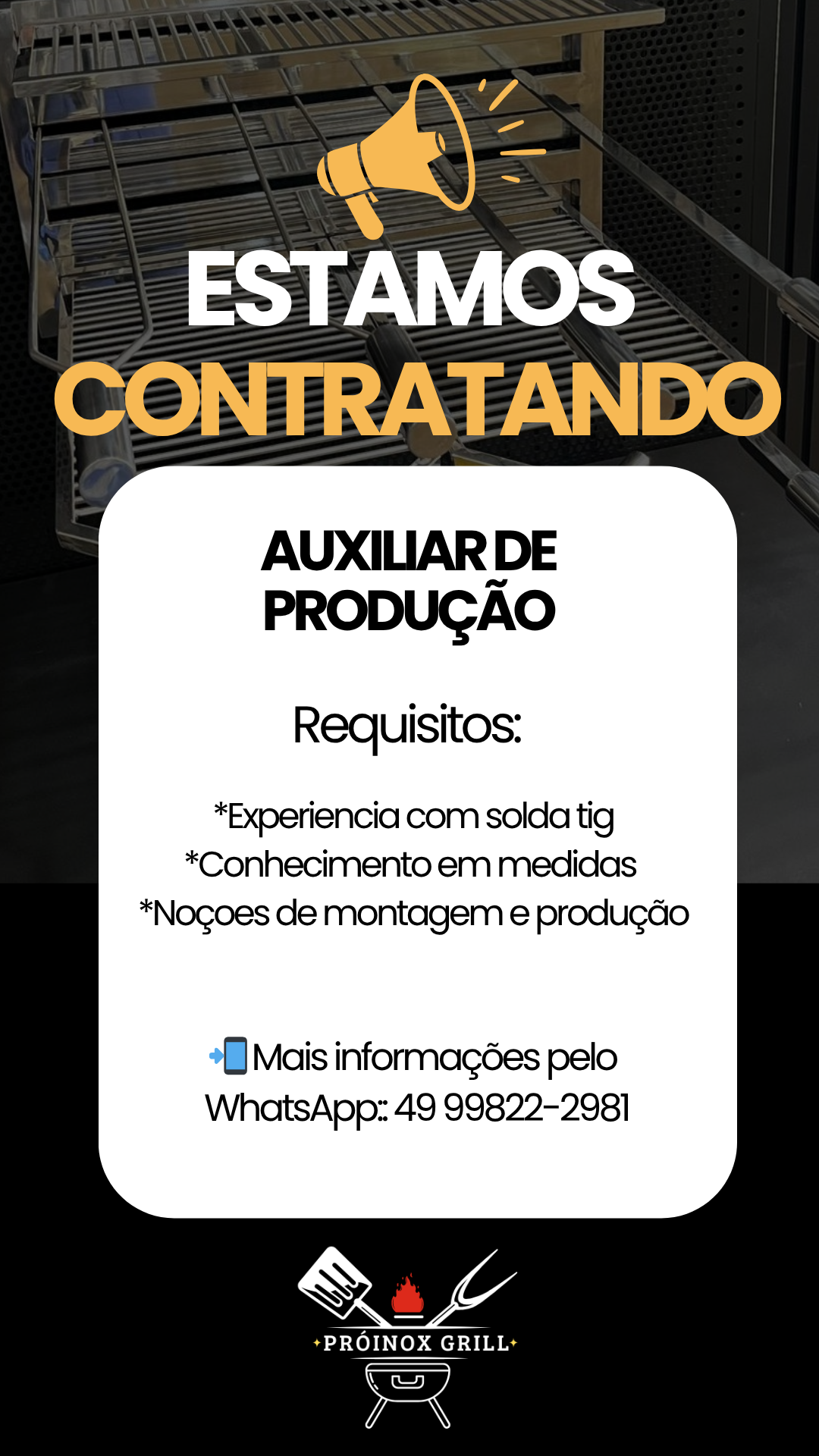 Auxiliar de produção