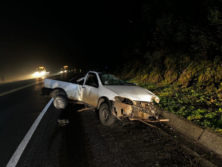 Colisão envolvendo três veículos deixa um morto na BR-116 em Santa Cecília