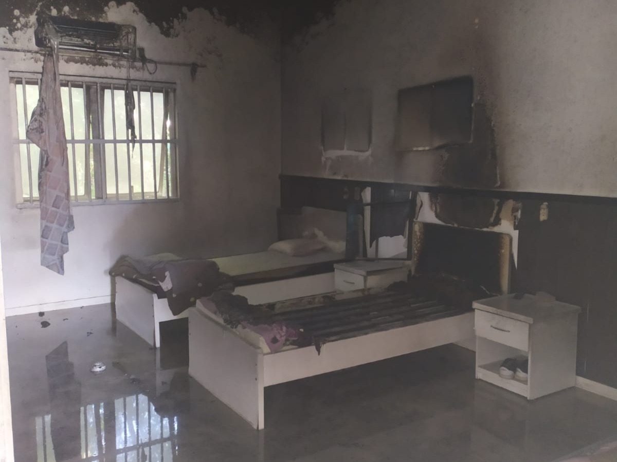 Incêndio atinge clínica em Ibicaré e é controlado por funcionários e pacientes