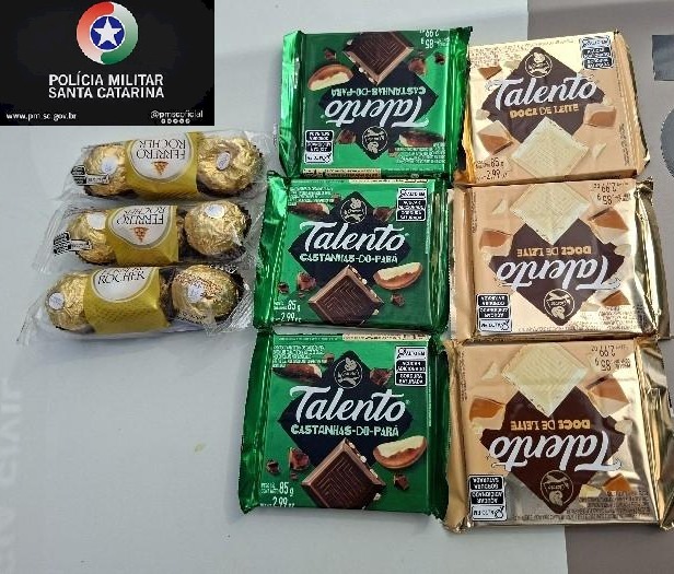 Homem é preso por furto de chocolate em supermercado de Campos Novos