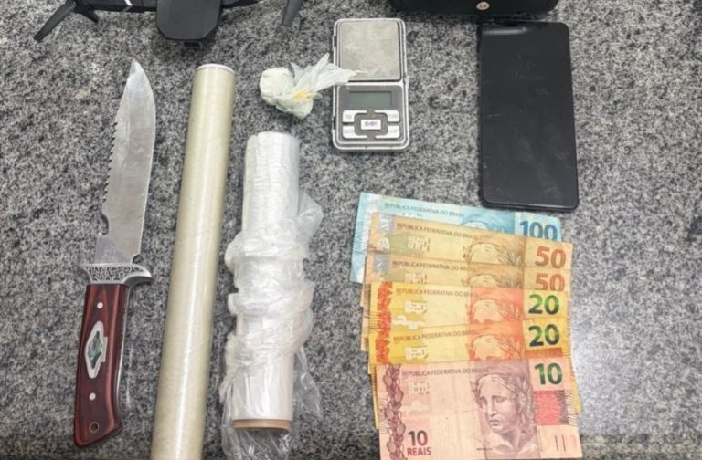 Jovem é preso por tráfico de drogas durante operação da PM em Campos Novos