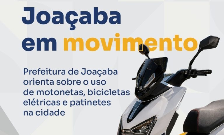 Prefeitura de Joaçaba orienta sobre o uso de motonetas e bicicletas elétricas