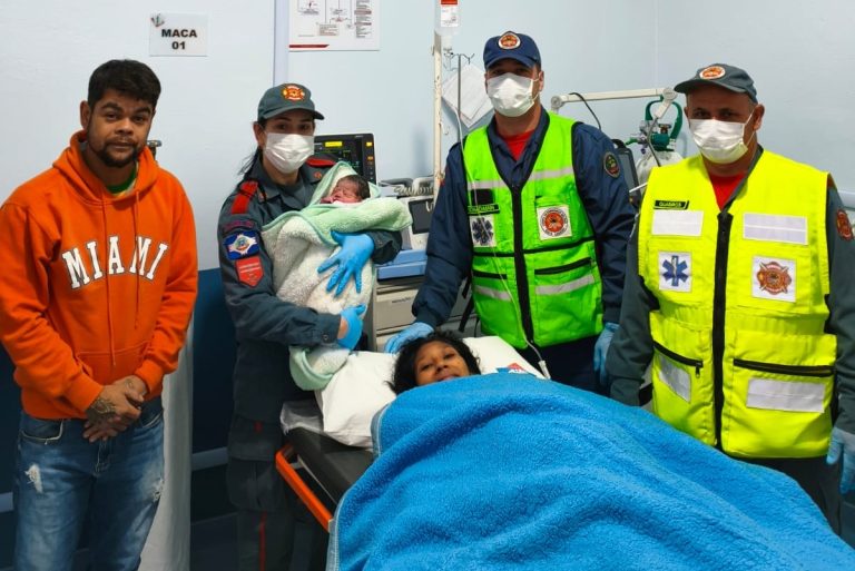 Bebê nasce em casa e Bombeiros auxiliam nos primeiros cuidados em Piratuba