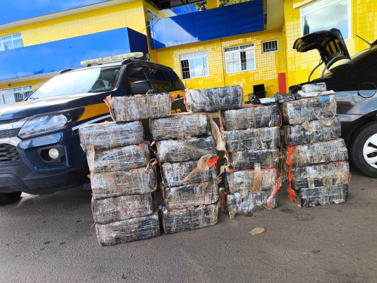 PRF apreende quase 400 kg de maconha e ampolas emagrecedoras na BR-285
