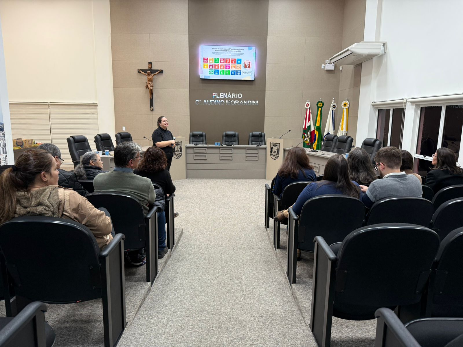 Escola do Legislativo de Joaçaba realiza primeiro evento com foco em desenvolvimento sustentável