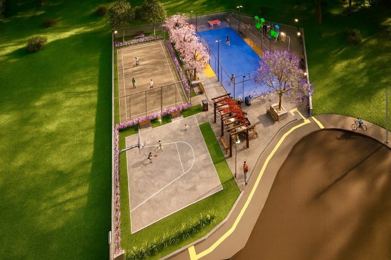 Prefeitura de Joaçaba autoriza construção de novo espaço esportivo no Brisas do Vale II (imagens)