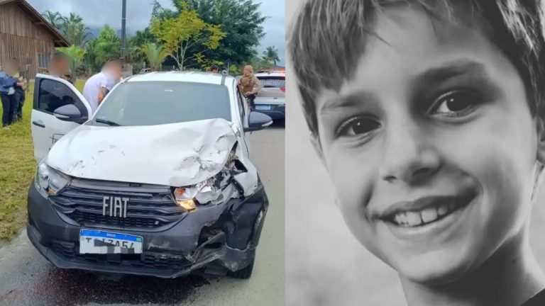 Morre menino atropelado por carro conduzido por motorista embriagado em SC