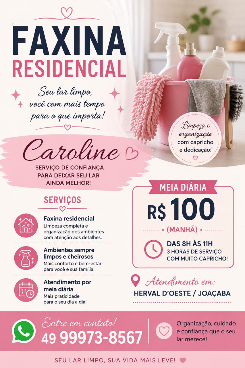 Faxina residencial