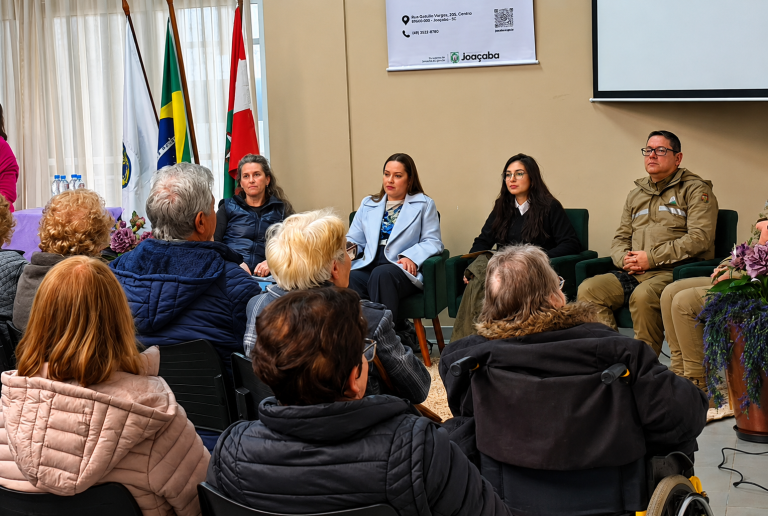 Junho Violeta: MPSC reforça combate à violência contra idosos em encontro realizado em Joaçaba