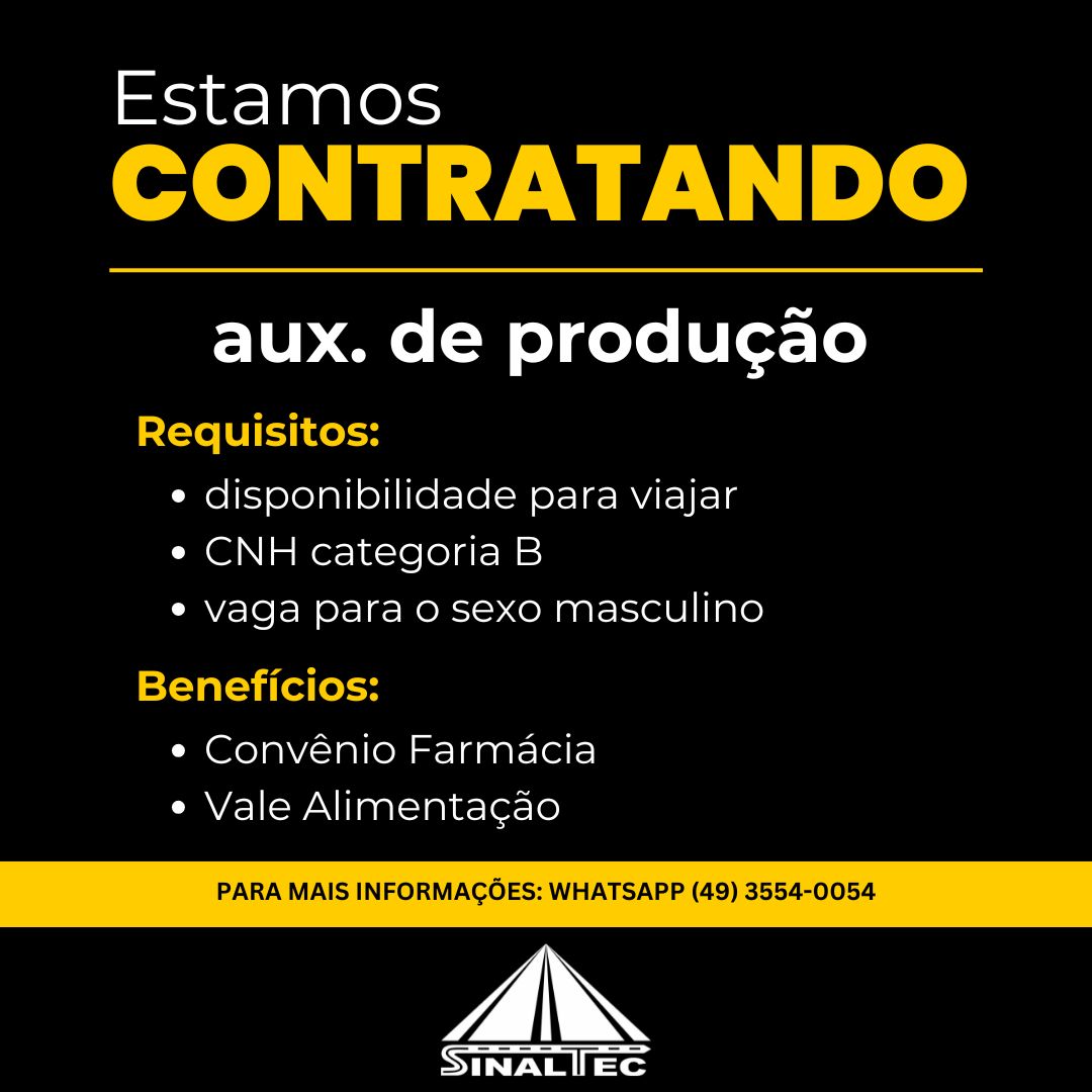 Auxiliar de Produção