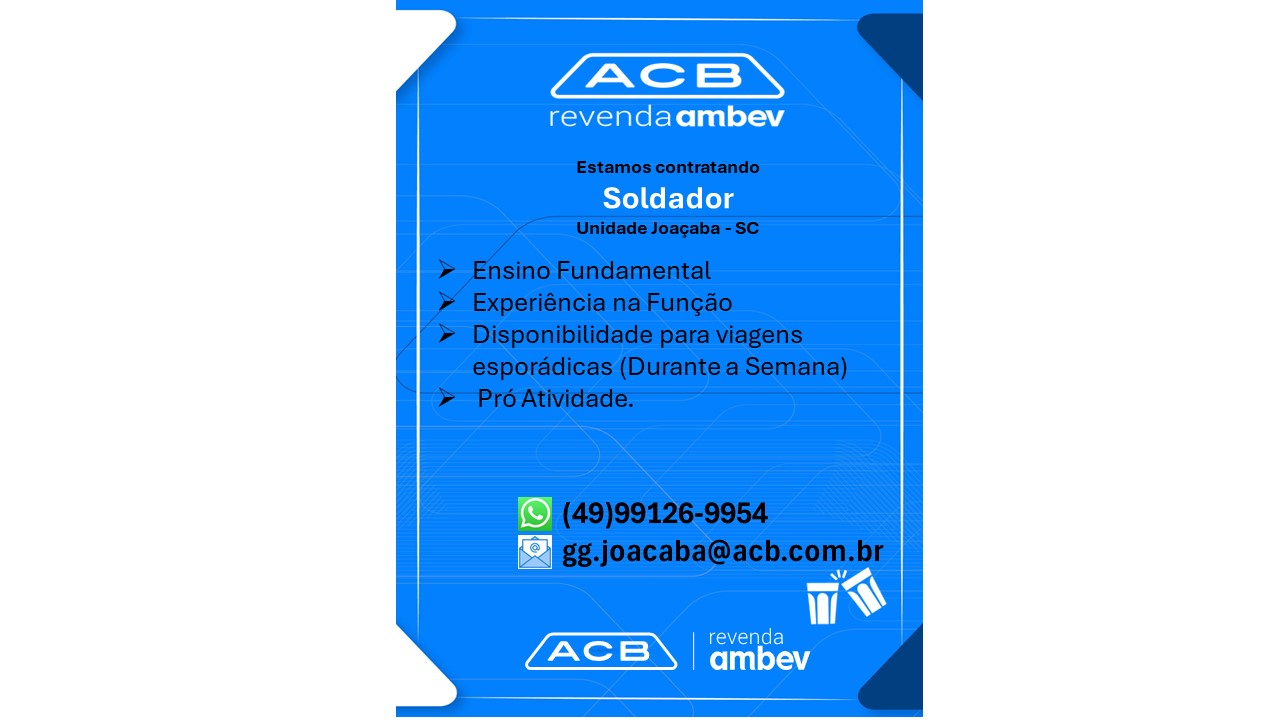 soldador / Auxiliar de manutenção