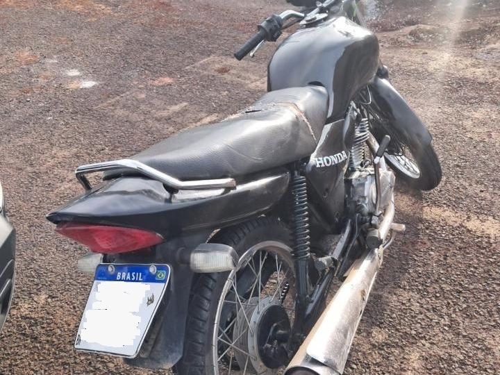 Motociclista se envolve em acidente durante perseguição policial em Campos Novos