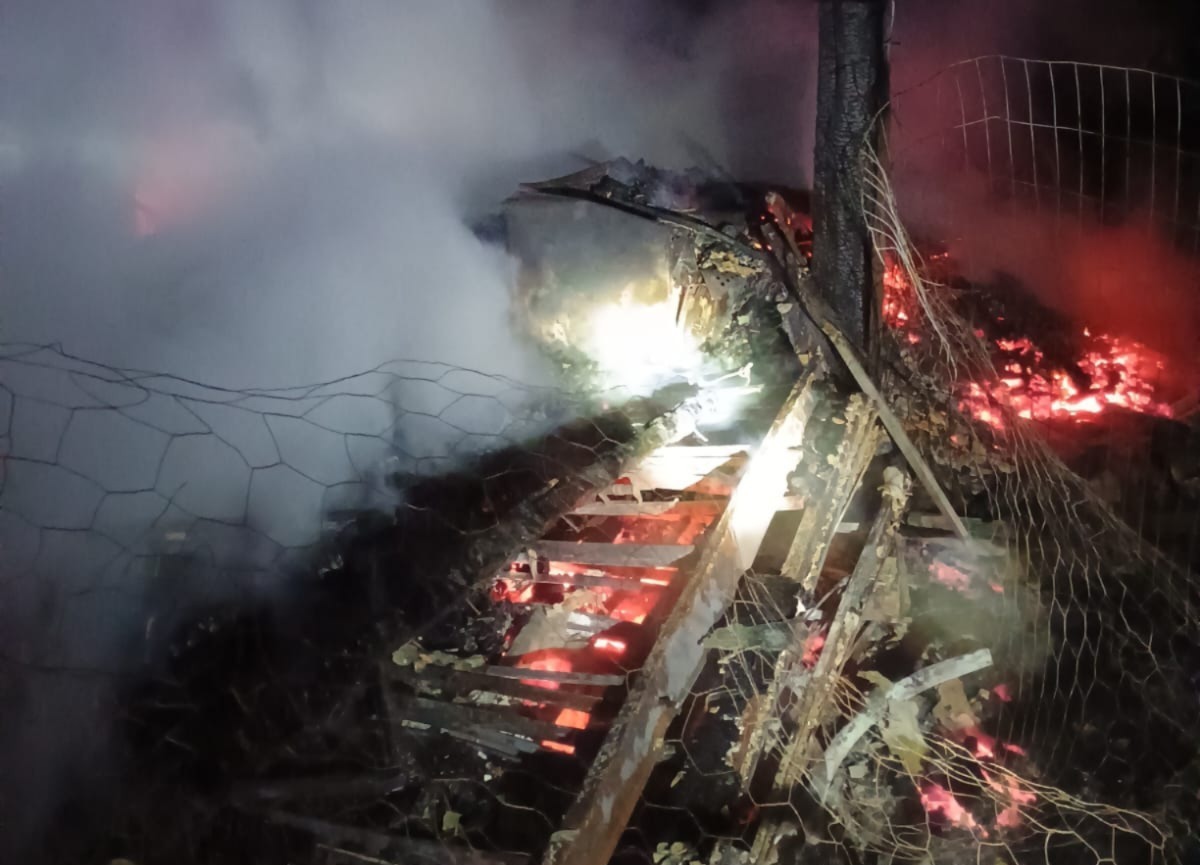 Família perde durante incêndio em Lebon Régis