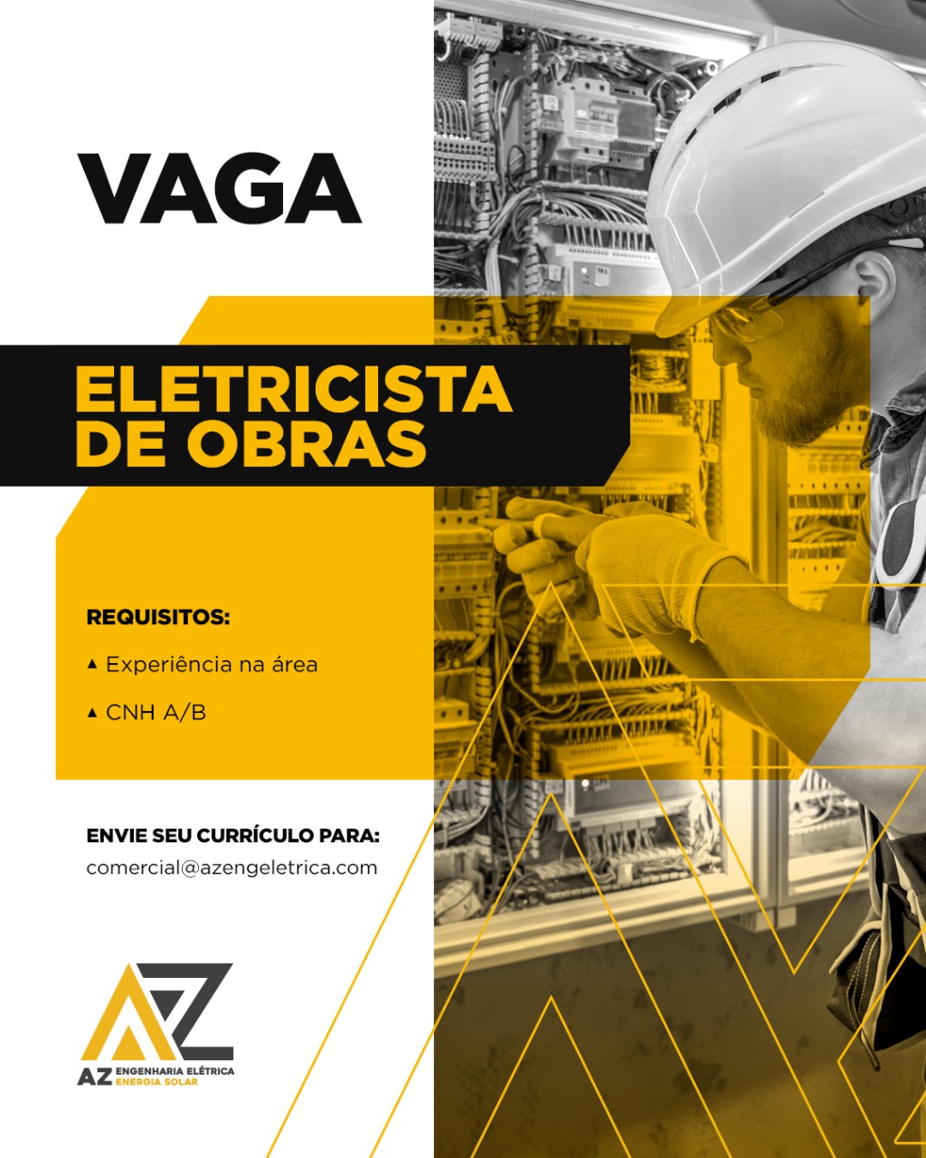 ELETRICISTA COM EXPERIENCIA