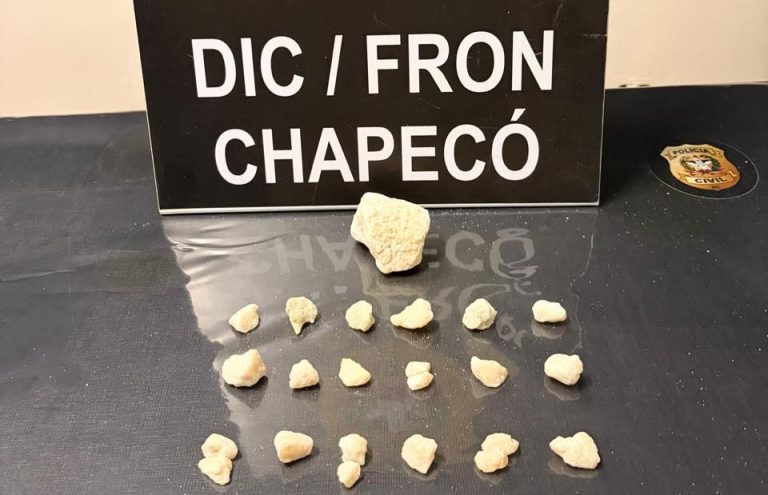 Ação conjunta apreende drogas sintéticas vindas do RJ em Chapecó