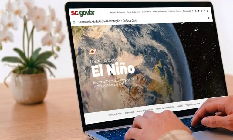Defesa Civil de SC cria página especial para monitorar o El Niño e orientar a população