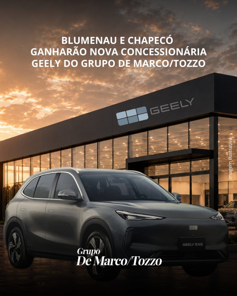 Grupo De Marco/Tozzo anuncia chegada da Geely com novas concessionárias em Chapecó e Blumenau