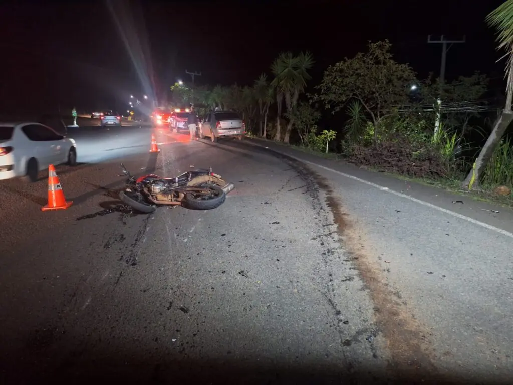 Acidente tira a vida de motociclista no Oeste