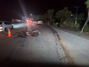 Acidente tira a vida de motociclista no Oeste