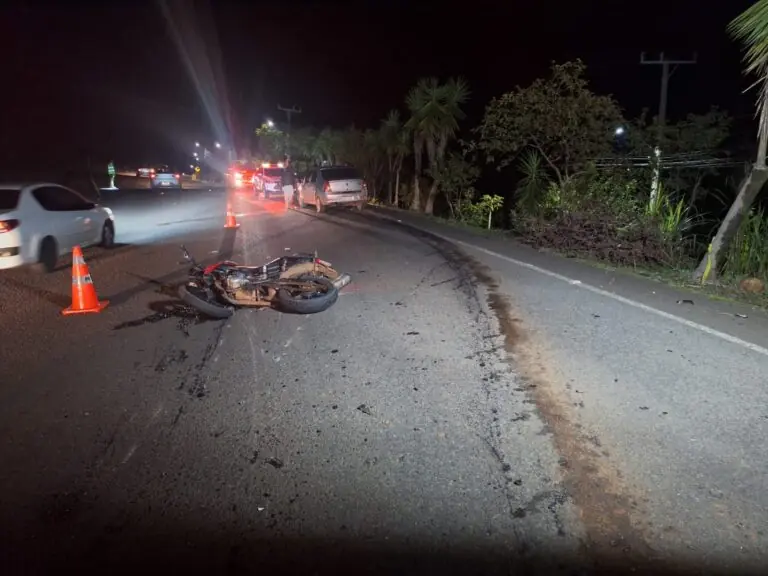 Acidente tira a vida de motociclista no Oeste
