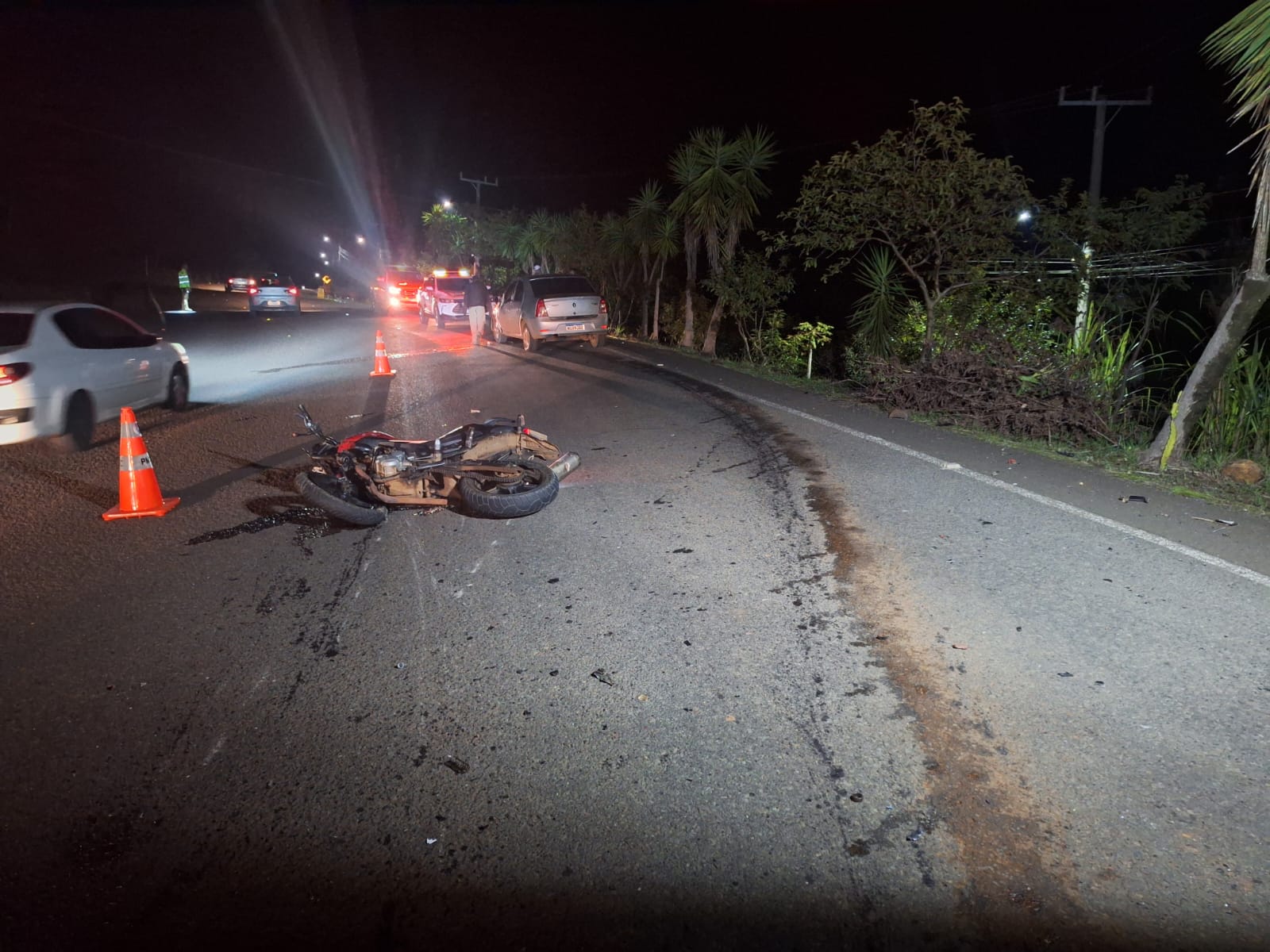 Acidente tira a vida de motociclista no Oeste