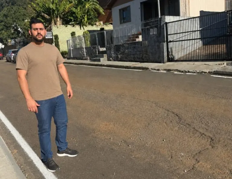 Vereador cobra recuperação de ruas com problemas após obras e pavimentações em Joaçaba