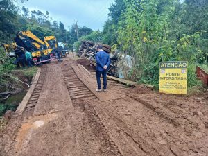 VÍDEO: Cooperativa se manifesta sobre acidente com caminhão no interior de Campos Novos