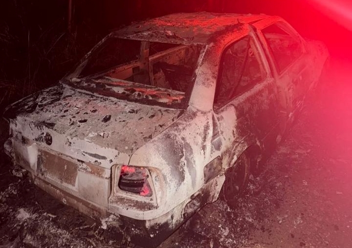Homem é preso após incendiar a própria casa e o carro da família no interior de Campos Novos