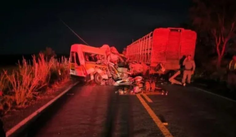 Tragédia em rodovia deixa cinco estudantes mortos após colisão com carreta