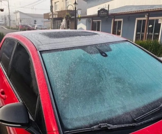 Geada e temperaturas negativas no amanhecer desta terça-feira em Santa Catarina; veja as cidades mais frias