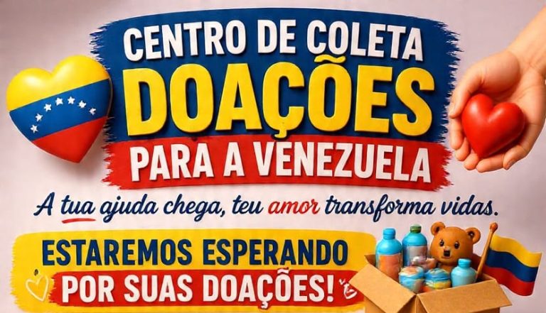 Fim de semana solidário: Campanha arrecada doações para a Venezuela no Centro de Joaçaba