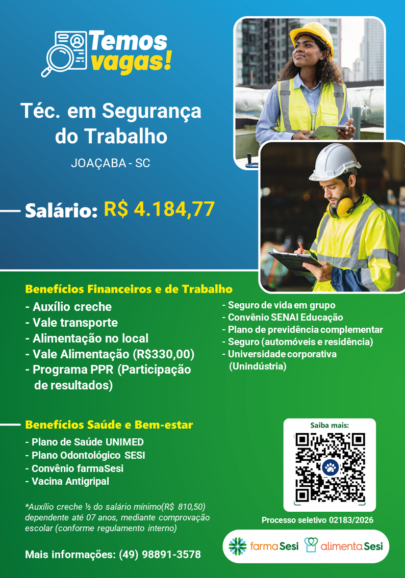 TÉC. EM SEGURANÇA DO TRABALHO – JOAÇABA