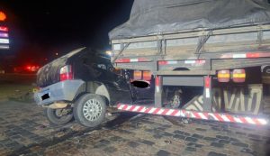 Acidente na BR-470, em Pouso Redondo, mata motorista. Bebê se salva por milagre