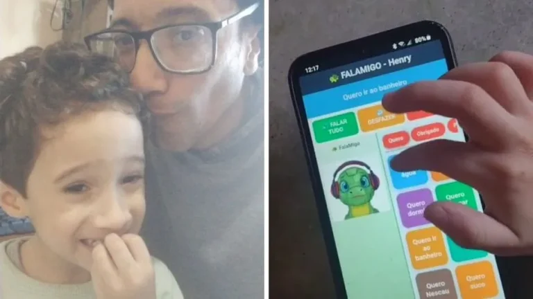 Amor que transforma: Pai catarinense cria aplicativo para conseguir se comunicar com o filho autista