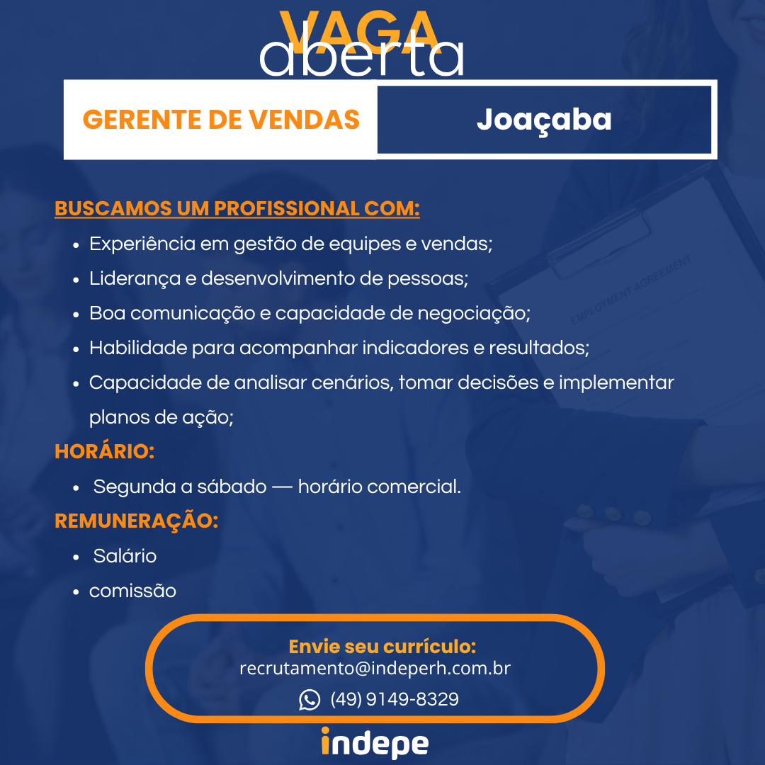 Gerente de Vendas