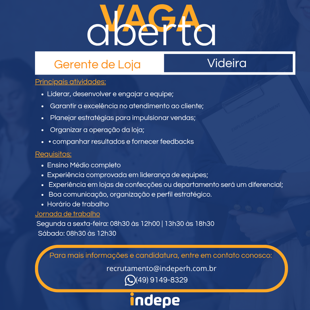Gerente de Loja