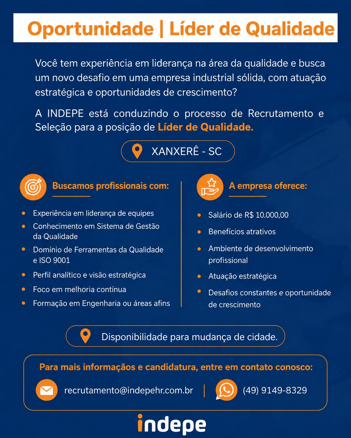 Líder de Qualidade