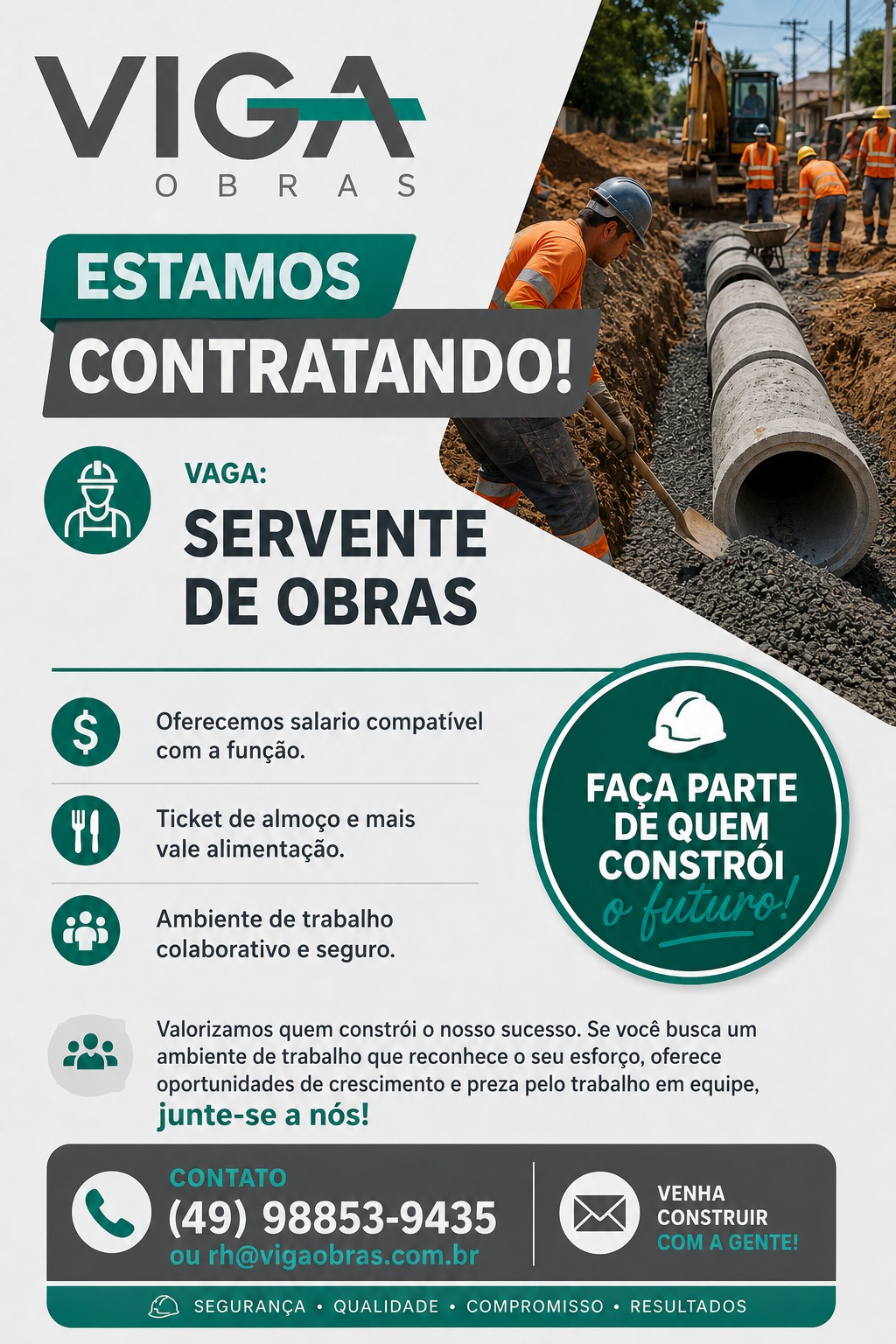 SERVENTE DE OBRAS