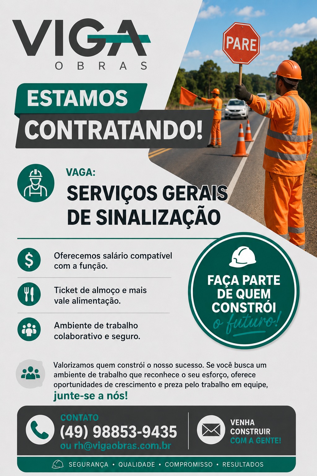 SERVIÇOS GERAIS DE SINALIZAÇÃO