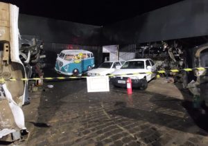Princípio de incêndio em estabelecimento comercial mobiliza bombeiros em Videira