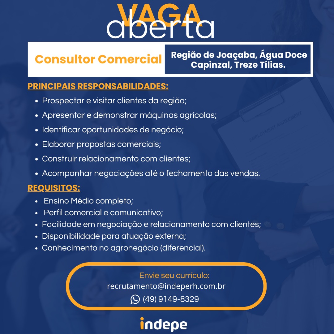 Consultor Comercial