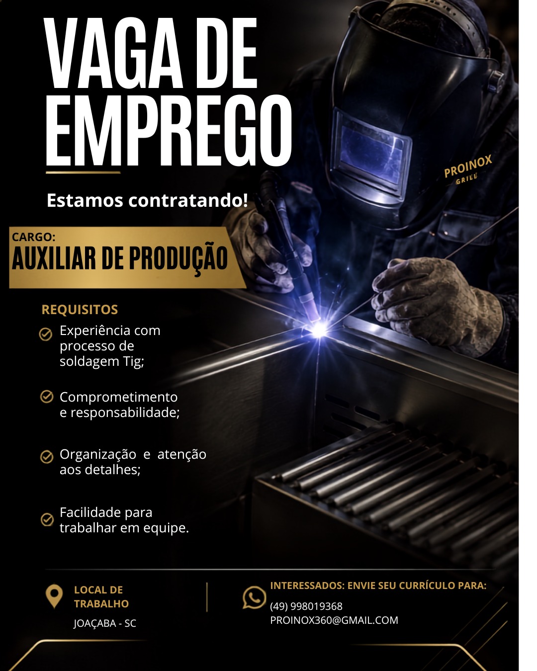 Auxiliar de Produção