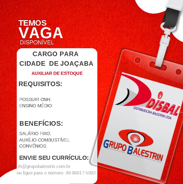 AUXILIAR DE ESTOQUE