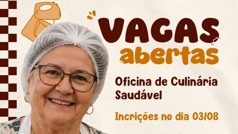 Prefeitura de Joaçaba abre inscrições para oficinas gratuitas de culinária e gastronomia saudável