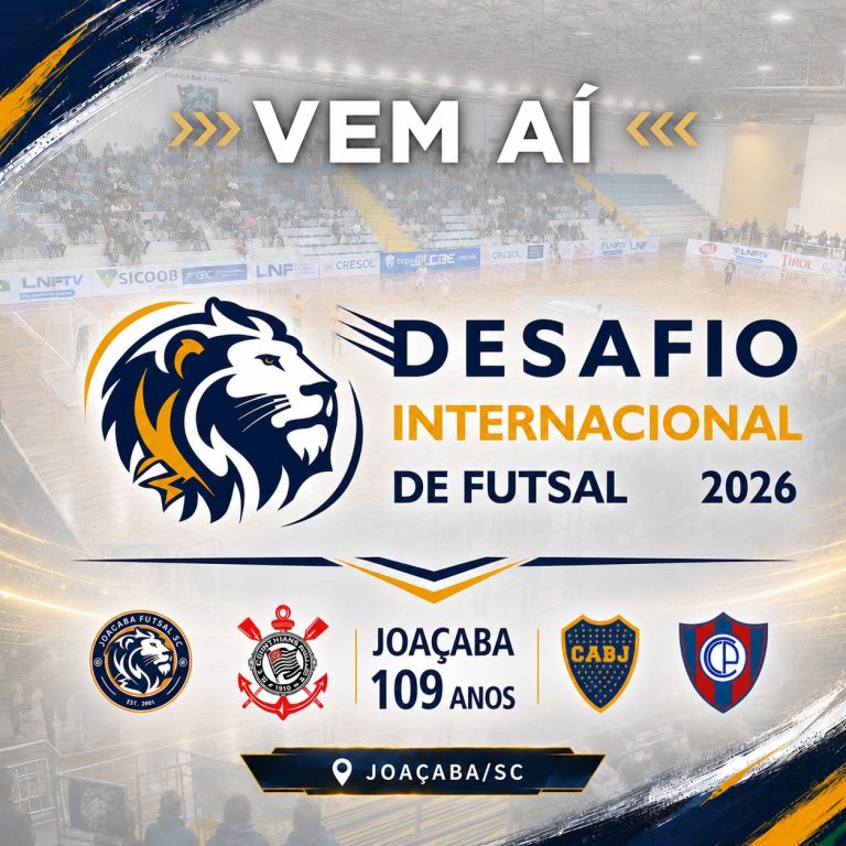 Joaçaba futsal realiza promove Desafio Internacional em homenagem a Joaçaba