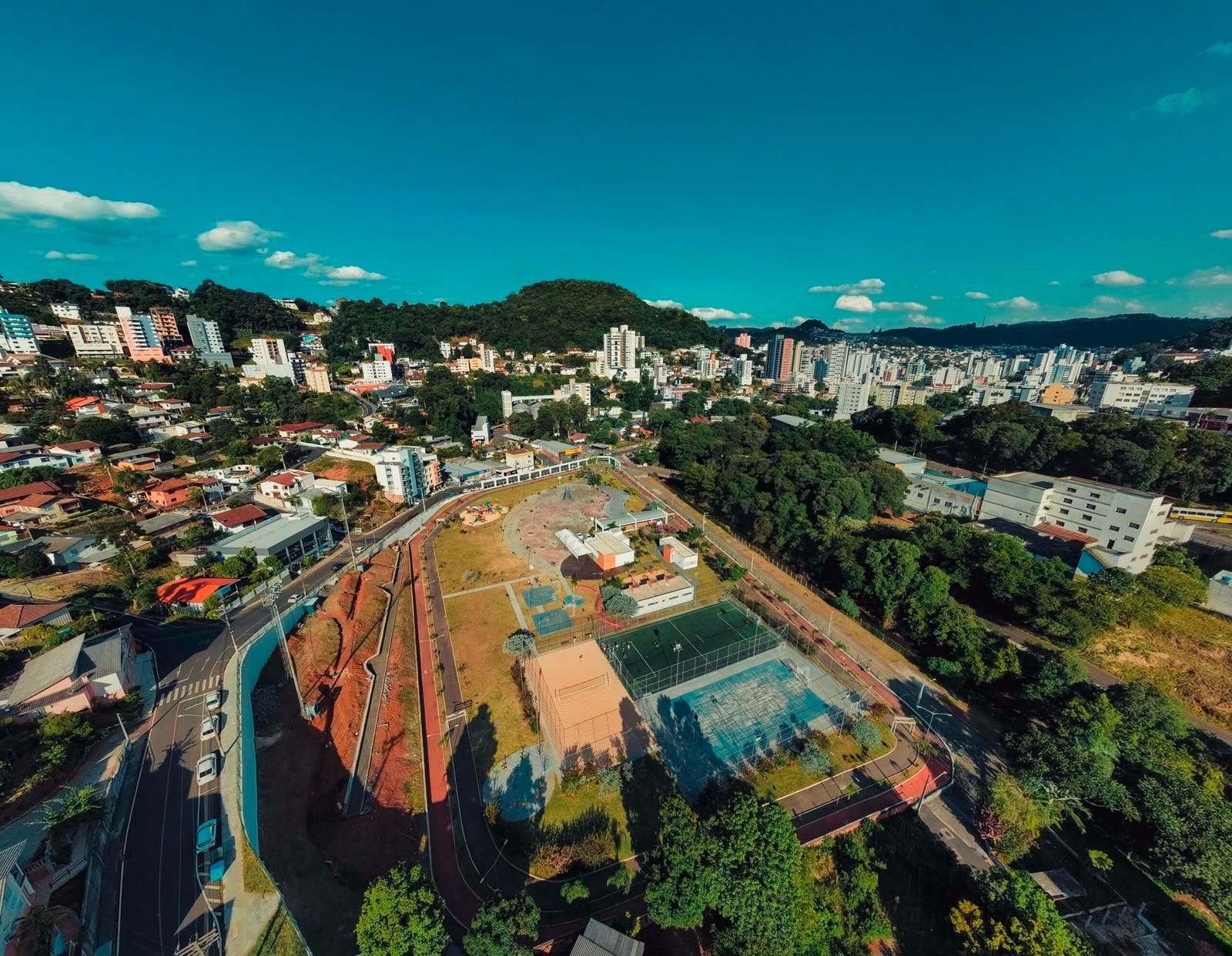 Uso de quadras do Parque Municipal de Joaçaba pode ser agendado por aplicativo