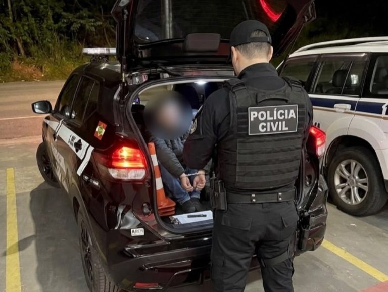 Polícia Civil prende investigado por tráfico de drogas em Herval d’Oeste