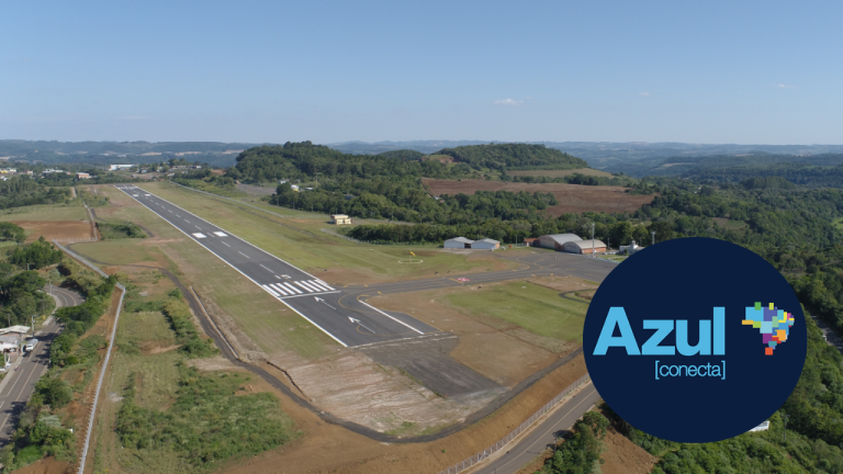 Azul Conecta avança em licitação para voos em Joaçaba e anuncia compra de novas aeronaves maiores