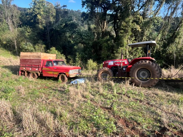 Trabalhador morre em acidente com trator no Oeste